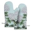 Ashdene Secret Garden Set of 2 Oven Mitts - Mint