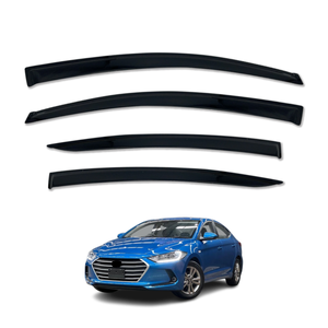 AUSGO Luxury Weather Shields for Hyundai Elantra AD Series 2016-2020 Weathershields Window Visors Wind Deflectors