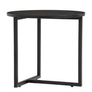 Modern Furniture TURNER Round Side Table 46cm - Black