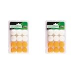 2x 12pc Formula Sports 4cm Table Tennis Balls - White/Orange