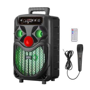 Borofone DR06 8 Inch 1800mAh 10W Miraculous Sports Portable Wireless Bluetooth Speaker (Black)