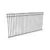 ProtectorAl 1201 - 2399 x 1200mm Palladium Silver Aluminium DTR All Up Pool Fence Panel