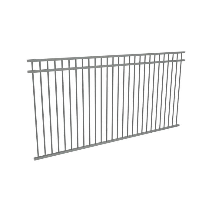 ProtectorAl 1201 - 2399 x 1200mm Palladium Silver Aluminium DTR All Up Pool Fence Panel