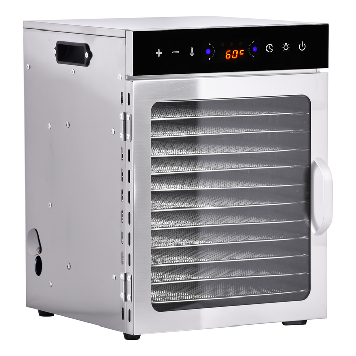 YOPOWER Food Dehydrator, 12-Tier Food Dryer with Smoke Port