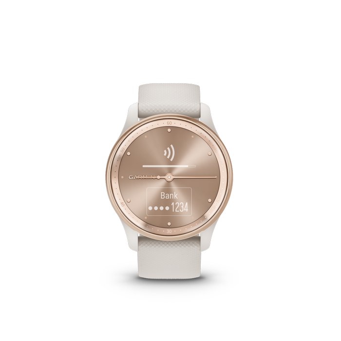 Garmin Vivomove Trend Peach Gold with Ivory 010-02665-01