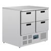 Polar G-series 4 Drawer Counter Fridge 240ltr - Under Bench Fridges (u638-a)