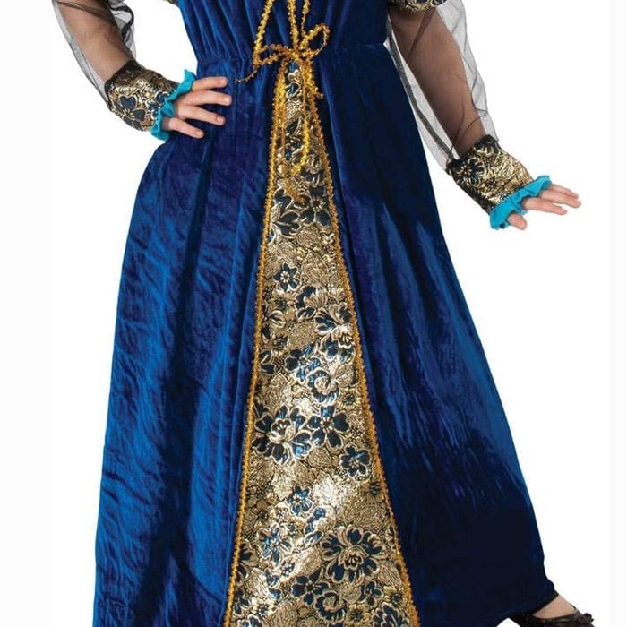 Camelot Princess Girls Blue Renaissance Costume - Small