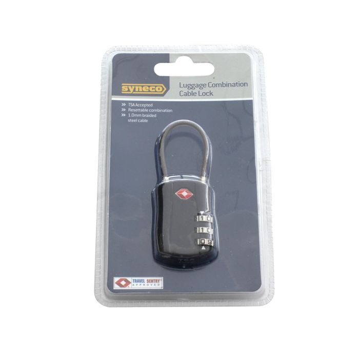 Syneco TSA Luggage Combination Padlock