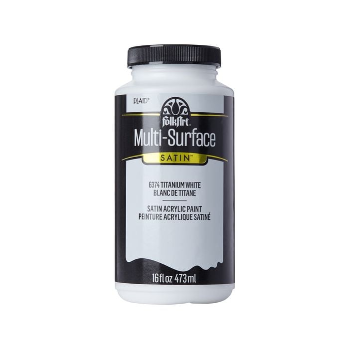 Folk Art 16oz 473ml Titanium White Multi Surface Paint