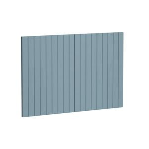 Kaboodle 900mm Danish Blue V-Groove Rangehood Doors - 2 Pack