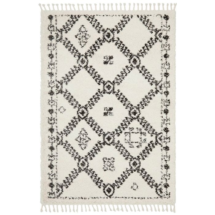 Rare 33 Off White 170x120cm - Small Shaggy Indoor Floor Rug