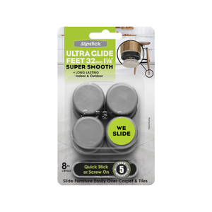 Slipstick 32mm Ultra Glide Super Smooth Feet - 8 Pack