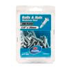 Zenith 1/4" x 30mm Zinc Plated Mushroom Head Bolts And Nuts - 25 Pack