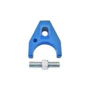 Distributor Hold Down Clamp, Chev Small & Big Block, Billet Aluminium - Blue
