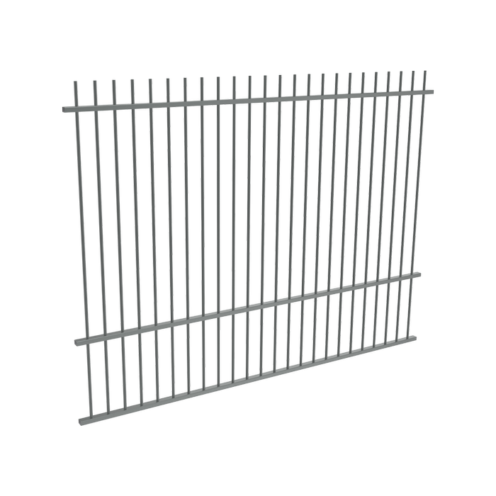 ProtectorAl 1201 - 2399 x 1800mm Monument Aluminium Pool Fence Panel Picket Top With Mid Rail