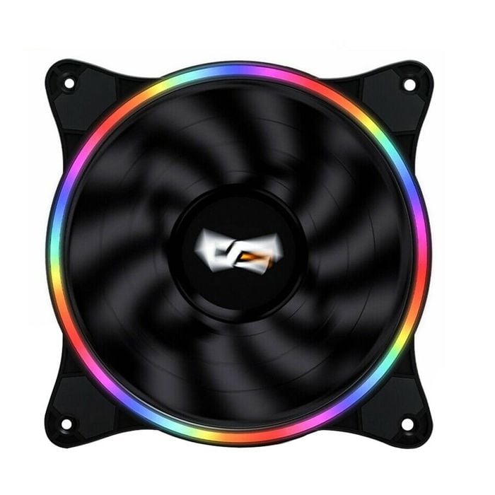 Darkflash Pc Case Fan D1 Led Rainbow Speed Ultra Silent 4 Pin Interface 120mm