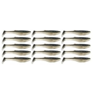 3x 5PK 4In Rapala Crush City Heavy Hitter Plastic Paddle Tail Lures - Baitfish