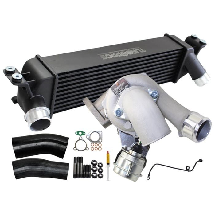 Upgrade Billet Turbo Charger With 85mm Intercooler & Hoses And Genuine Oil Feed Pipe For Hyundai Iload/imax D4cb 2.5l 2008-2012