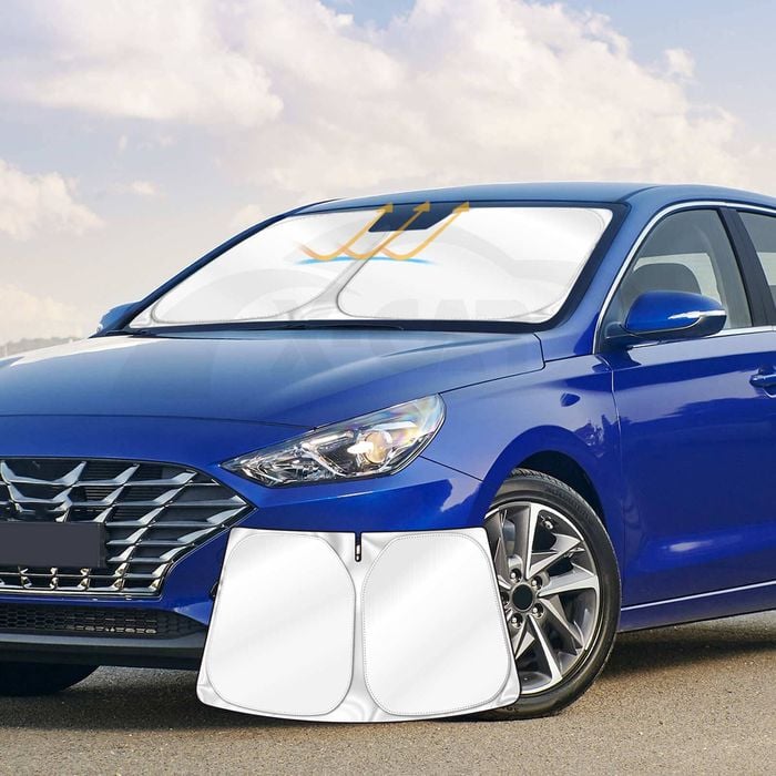 WindScreen Sun Shade for Hyundai i30 Hatchback 2018-Onwards Blocks UV Rays Foldable Wind Screen