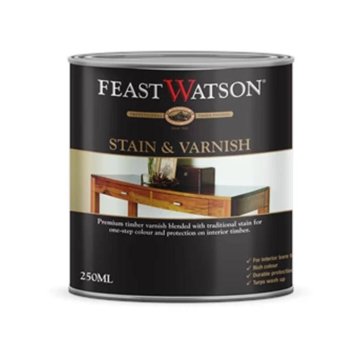 Feast Watson 250ml Gloss Black Japan Stain And Varnish - 250ml ...