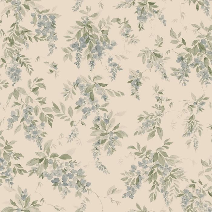 Wallpaper Trader Lovisa Wallpaper Roll 10.05m X 53cm, Blue