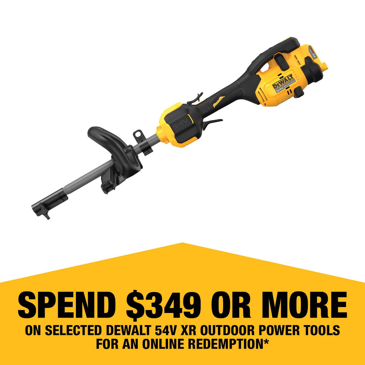 DeWALT 54V FLEXVOLT Brushless Split Boom Power Head DCMAS5713N-XE - Skin Only