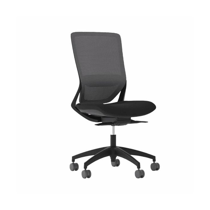 Olg Engage Office Chair No Arms Mesh Back Black Fabric Seat
