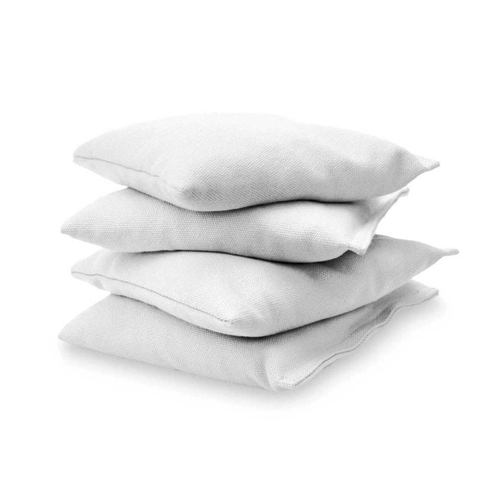 Premium Cornhole Bean Bag Set Of 4 - White