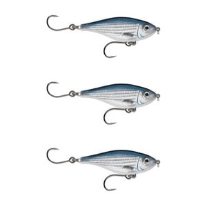3x Rapala 8cm X Rap Twitchin' Mullet Slow Sink Glidebait Fish Lures - Mullet