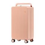 Slimbridge 26" 68x35x28CM Luggage Suitcase TSA Lock Pink