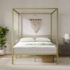 Zinus Quality Double Metal Canopy Bed Frame - Gold