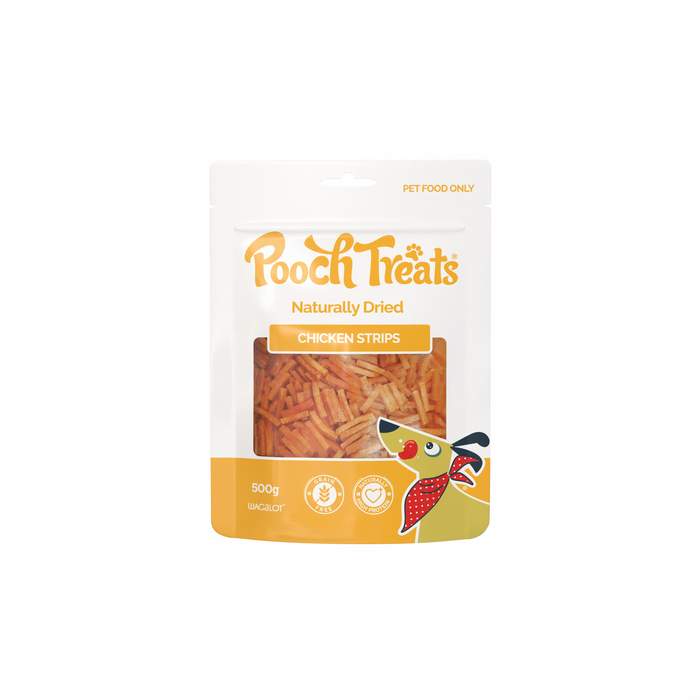 Wagalot Chicken Jerky Strips 500g