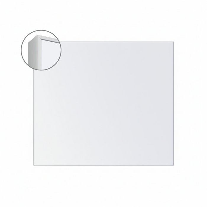 DuraWrite LX6 Whiteboard Magnetic with Slim Edge Frame 1200x1200mm