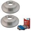 Bendix Rear Brake Pads + Rotors for Nissan Pathfinder R51 2005-2013