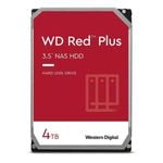 Western Digital WD Red Plus 4TB 3.5' NAS HDD SATA III NAS Hard Drive 5400 RPM 256MB Cache 180MB/S 1mil Hours MTBF 180TB/Year (WD