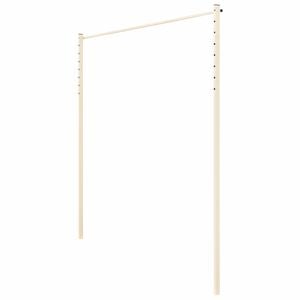Austral 2.4m Classic Cream Fold Down Clothesline Accessory Ground Mount Kit