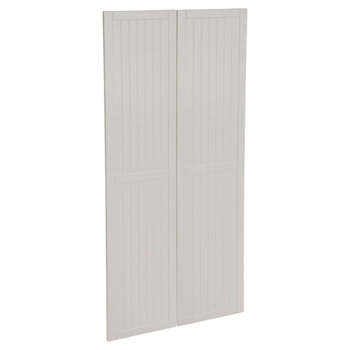 Kaboodle 900mm Cremasala Country Pantry Doors - 2 Pack