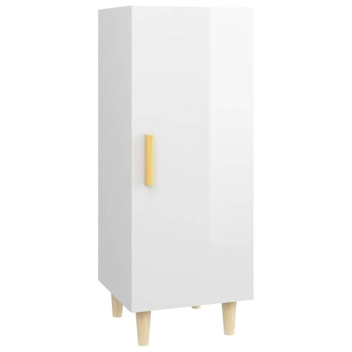 vidaXL Sideboard High Gloss White Cupboard Console Cabinet