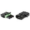 NARVA 3-Way Waterproof Connector - Pair