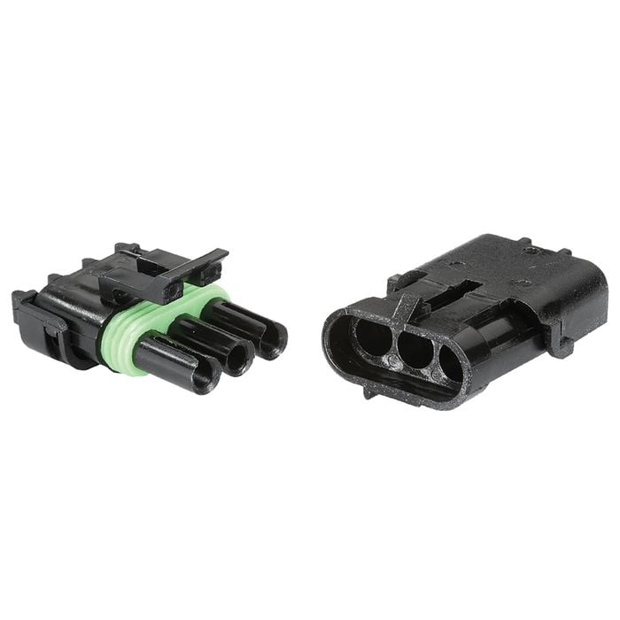 NARVA 3-Way Waterproof Connector - Pair