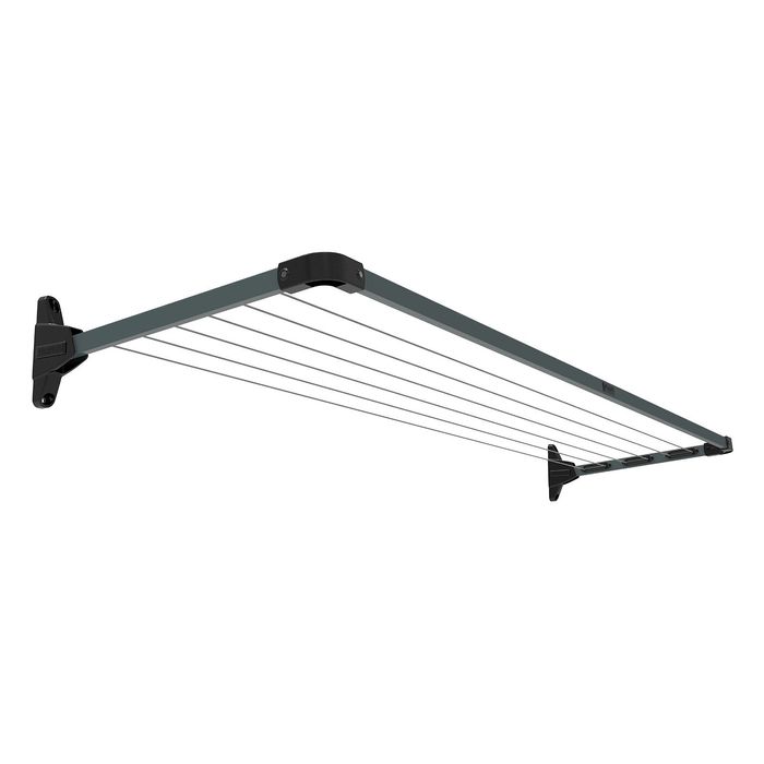Daytek Bedrock Grey Slim Fold Down Clothesline MK2 LL