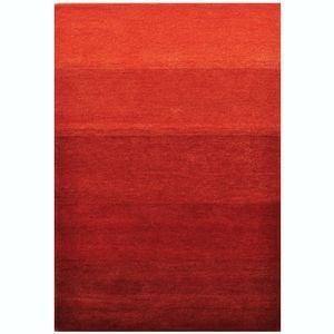 Handmade Gabbeh Wool Rug-128- IMPERIAL RED-110x160cm