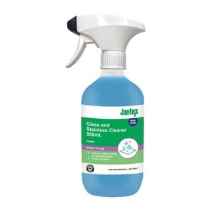 Jantex Glass And Stainless Steel Cleaner Green Range Ready To Use 500ml Cleaning Spray