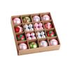 Catzon 44 Pcs Christmas Balls Colored Shatterproof Plastic Baubles for Xmas Party-Set1