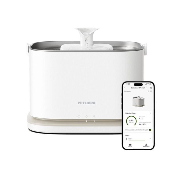 Petlibro Dockstream 2 Smart Pet Water Fountain 3L WiFi White