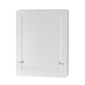 Pinnacle 316 x 267mm White Pet Door