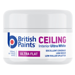British Paints 100ml Ultra White Interior Ceiling