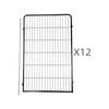 Yes4pets 12 Panel 120 Cm Heavy Duty Pet Dog Cat Rabbit Exercise Extension Playpen Puppy Rabbit Fence