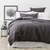 Renee Taylor Cavallo Stone Washed 100% Linen Quilt Cover Set Super King Magnet