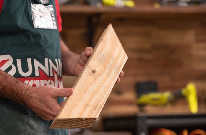 Picnic table timber brace section